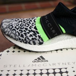 Ultraboost x 3.D. S. Black and white leopard print